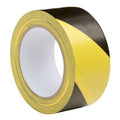 ART. CAP19820 NASTRO SEGNALETICO 50MMX33M ADESIVO GIALLO NERO 12PZ - MARKET PRIME SHOP