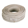 Cavo Elettrico H05VV-F 3x1,0 mm² Bianco – Matassa 100 mt Tripolare con Terra