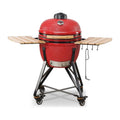 Kamado Barbecue a Carbone 54 cm Rosso