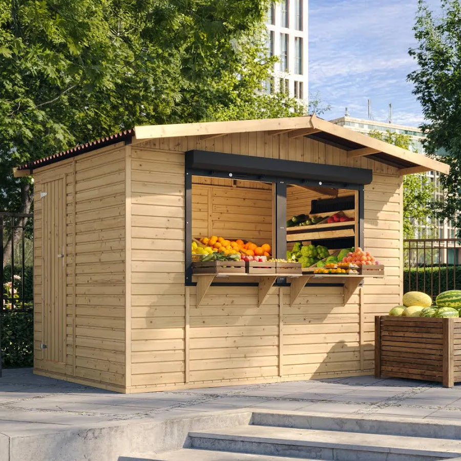 Chiosco in legno – 303 x 199 cm – 6 m2