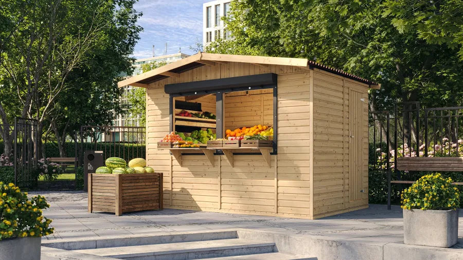 Chiosco in legno – 303 x 199 cm – 6 m2