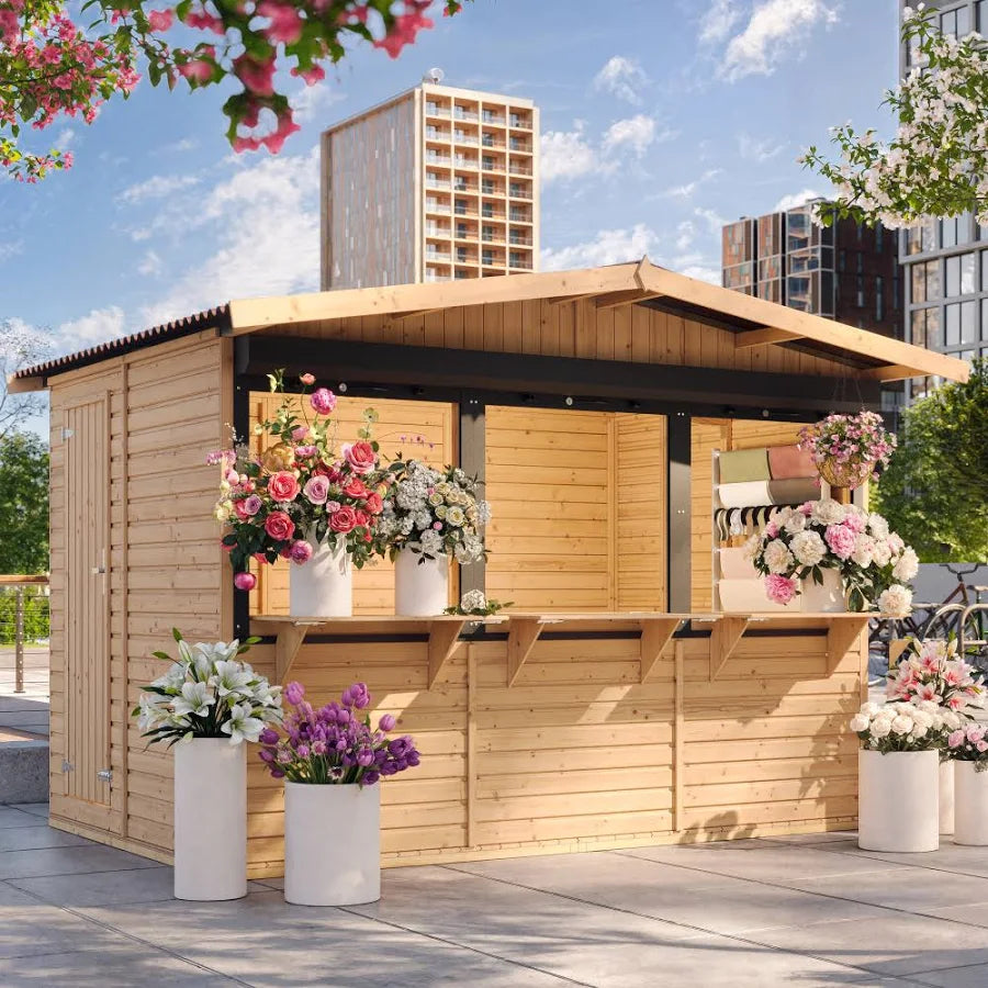 Chiosco in legno – 303 x 199 cm – 6 m2
