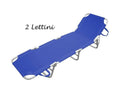 Lettino in Alluminio Playa Blu 2 pz