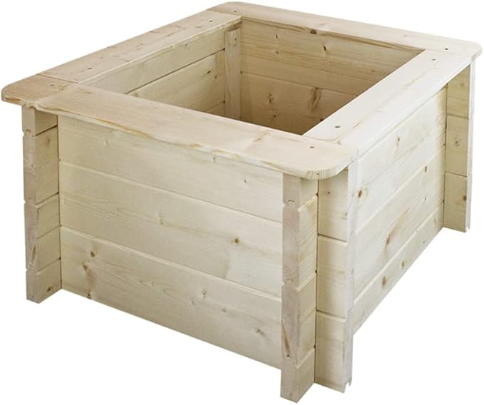 Fioriera in Legno 58x58xH35cm Timbela M616