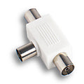 ART. CAP5782 ADATTATORE DOPPIO TV MASCHIO C/2 PRESE 10PZ