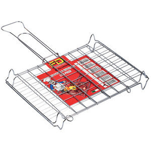 ART. CAP501431 GRATICOLA DOPPIA BOMBATA C/PIEDI 25X25 CM