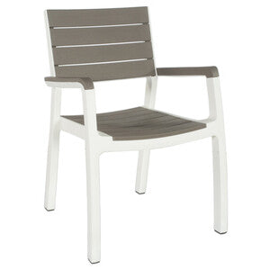 ART. CAP93803 POLTRONA HARMONY BIANCO CAPPUCCINO
