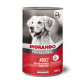 Morando Cibo Umido Cane Bocconi Manzo Lattina 1250 g – Confezione 12 Pezzi