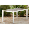 Tavolo da Giardino Harmony 160x90 cm H74 Bianco/Cappuccino