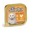 Monge Simba Cibo Umido Gatto Paté Pollo Vaschetta 100 g – Confezione 32 Pezzi