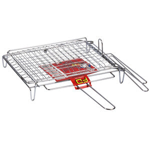 ART. CAP99555 GRATICOLA DOPPIA RIBALTABILE C/PIEDI 40X30 CM