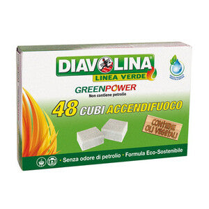 ART. CAP4639 ACCENDIFUOCO 48 CUBI DIAVOLINA GREEN POWER 15335 24CF