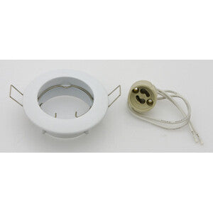 ART. CAP83833 FARETTO INCASSO ORIENTAB P/LED GU10 BIANCO 10PZ