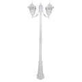 Lampione New York H 200 Cm 2 Luci Bianco