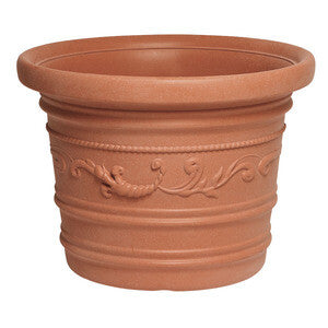 Vaso Festonato Prestige XL D70xH55 cm 122L Effetto Terracotta