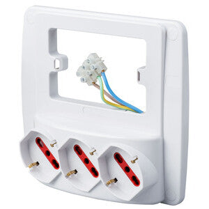 ART. CAP95762 ROSI 94132 MULTIPRESA DA PARETE SMART 3PR BIP-SC