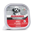 Morando Cibo per Cani Paté al Manzo 150g - Confezione da 22 Vaschette