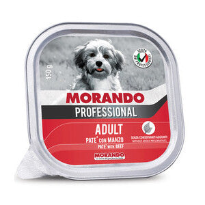 Morando Cibo per Cani Paté Anatra e Tacchino 300g - Confezione da 18 Vaschette