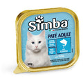 Monge Simba Cibo Umido Gatto Paté Pesce Vaschetta 100 g – Confezione 32 Pezzi