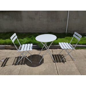 ART. CAP96340 SET BISTRO GIOTTO BIANCO SAT - MARKET PRIME SHOP