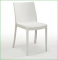 Art. 2234 Sedia in Polipropilene Perla Bianco per Esterno e Interno - MARKET PRIME SHOP
