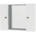 Specchio da Bagno con Contenitore 2 Ante – Bianco | 78x16x59 cm