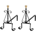 ART. CAP2613 COPPIA ALARI TORCIGLIONE 1093/40