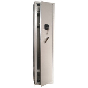Armadio Portafucili 5 Posti con Tesoretto 35x30xH145 Cm