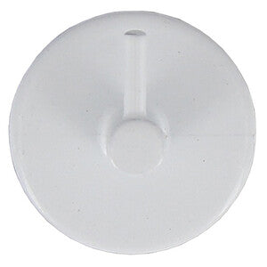 Supporto Adesivo per Bris Bris in Zama Bianco Ø 25 mm (25CF)
