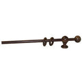 ART. CAP9388 BASTONE LEGNO A STRAPPO D 11 NOCE 120CM C/SUPP.