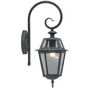Lanterna Milano 60W Con Braccio Grigio Ghisa