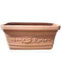 Fioriera Festonata Prestige 80x40x35 cm 74L Effetto Terracotta