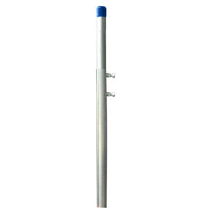 Palo Antenna Telescopico Acciaio Zincato 25/30 mm – 2+2 m (4 m Totali), Tetto Balcone