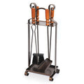 ART. CAP21857 SET CAMINO ACCIAIO VERNICIATO CORTINA 2CF