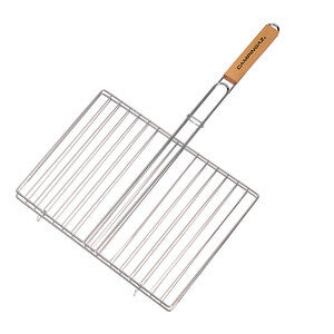 ART. CAP504392 GRATICOLA DOPPIA S/PIEDI BARBECUE 40X29 CAMPING